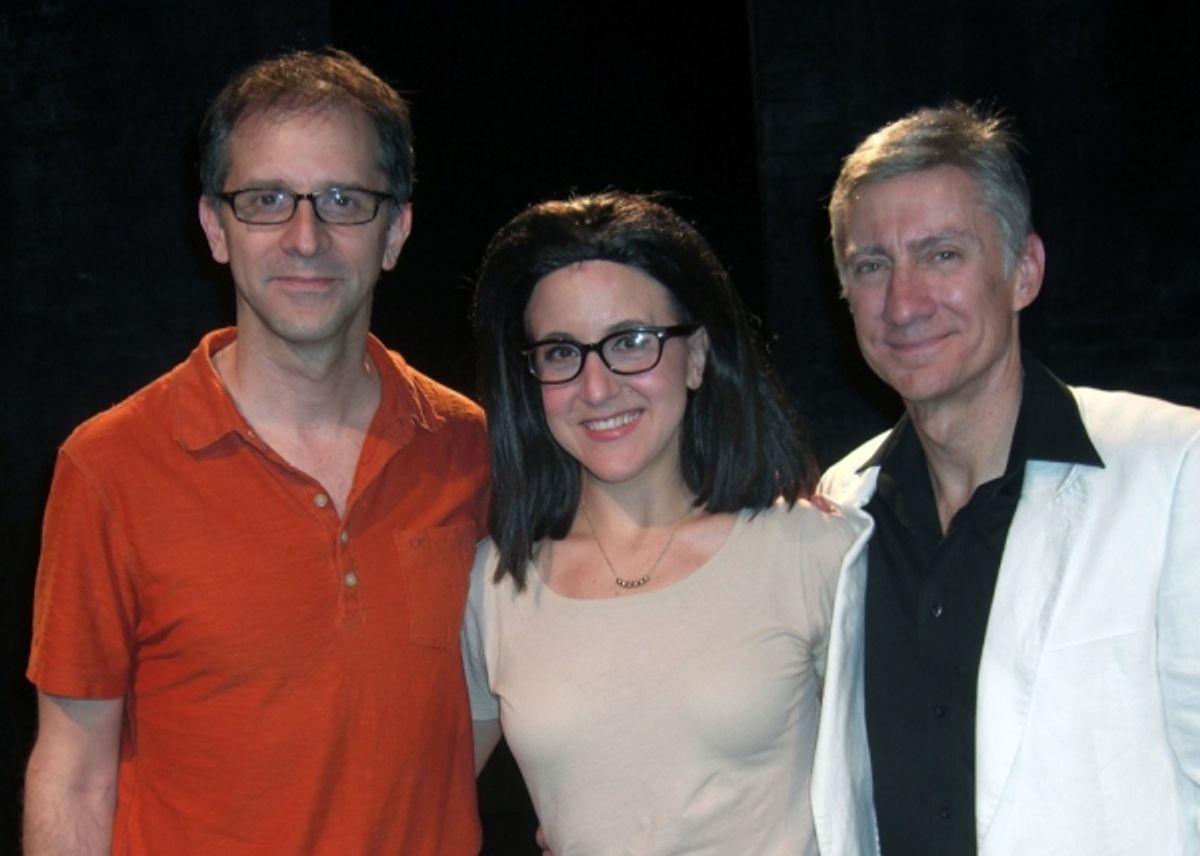 John Rando, Jenn Harris and David Garrison at 