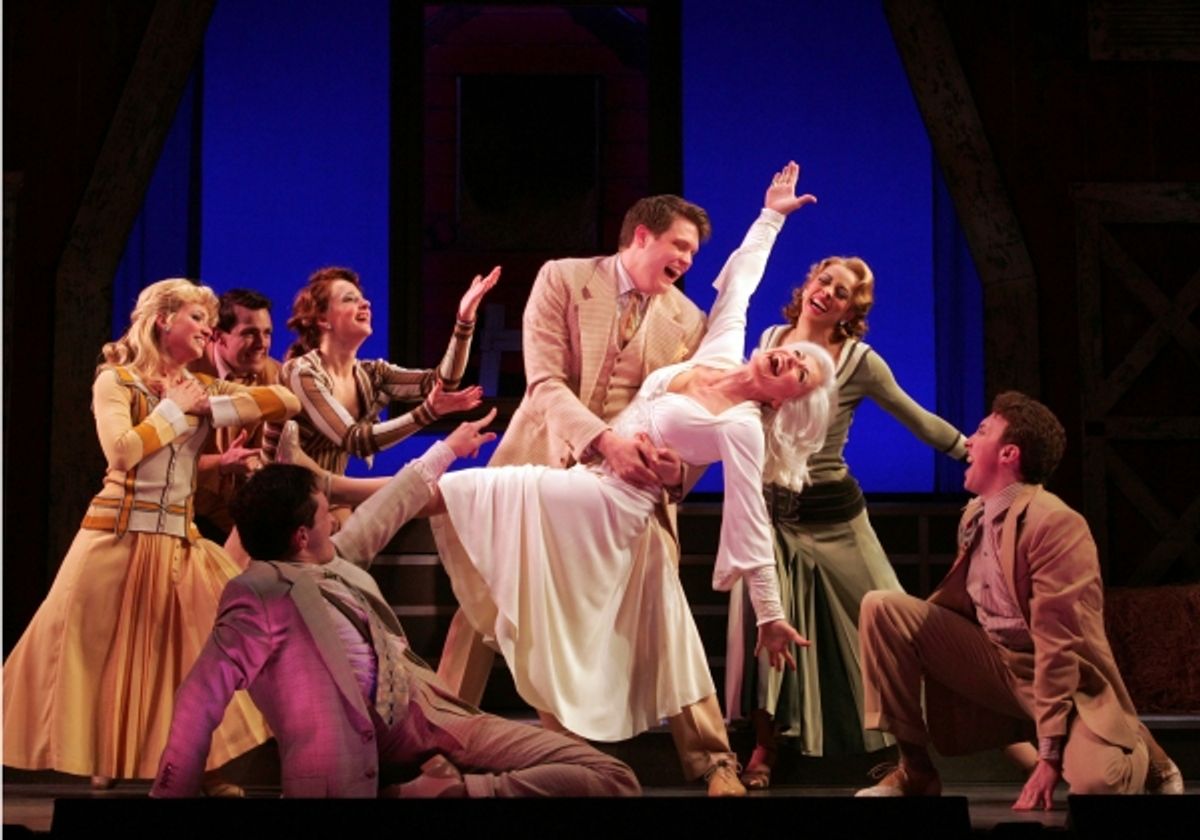 Louise Pitre and the cast of MAME at 