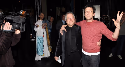 Alan Menken & Raul Esparza Photo