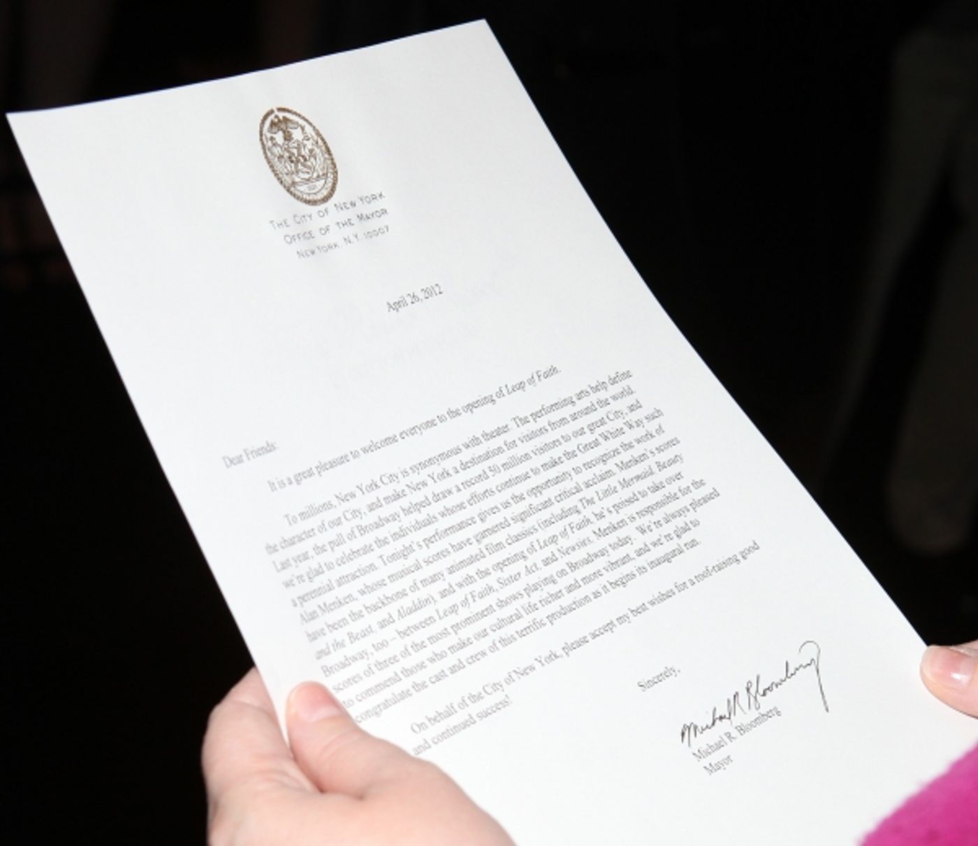 Photo Coverage: Inside the LEAP OF FAITH Gypsy Robe Ceremony! Photo Coverage: Inside the LEAP OF FAITH Gypsy Robe Ceremony! Image