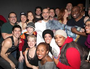 Dennis Stowe with Raul Esparza, Eliseo Roman, Talon Ackerman, Michelle Duffy, Jessica Photo