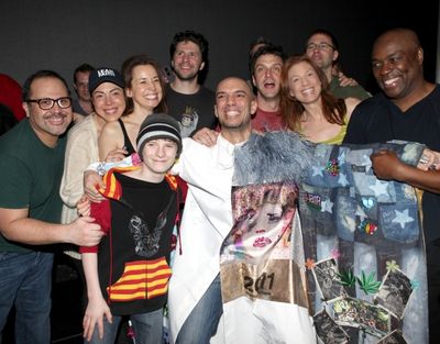 Dennis Stowe with Raul Esparza, Eliseo Roman, Talon Ackerman, Michelle Duffy, Jessica Photo