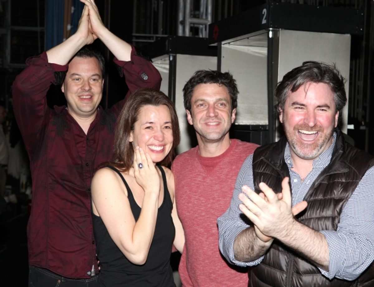 Tad Wilson, Michelle Duffy, Raul Esparza & Danny Stiles  at 