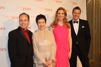 Stephen Flaherty, Lynn Ahrens, Rachel York and Steven Reineke Photo