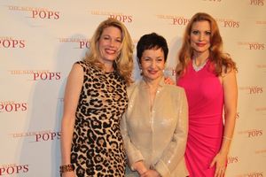 Marin Mazzie, Lynn Ahrens and Rachel York Photo