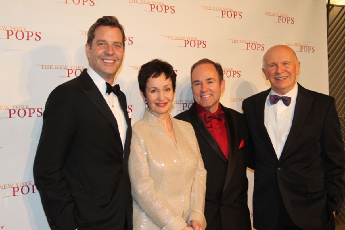 Steven Reineke, Lynn Ahrens, Steven Flaherty and Terrence McNally at 