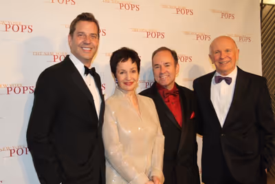 Steven Reineke, Lynn Ahrens, Steven Flaherty and Terrence McNally Photo
