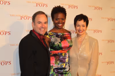 Stephen Flaherty, LaChanze and Lynn Ahrens Photo