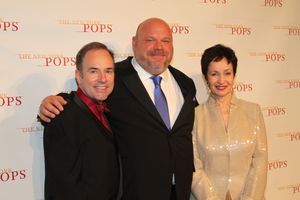 Stephen Flaherty, Kevin Chamberlin and Lynn Ahrens Photo