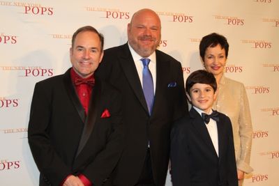 Stephen Flaherty, Kevin Chamberlin, Lewis Grosso and Lynn Ahrens Photo