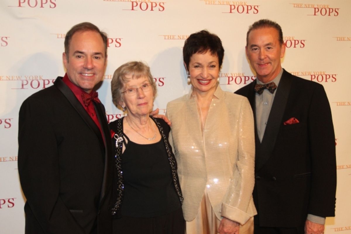 Stephen Flaherty, Mildred Flaherty and Trevor Hardwick at 