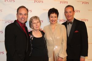 Stephen Flaherty, Mildred Flaherty and Trevor Hardwick Photo