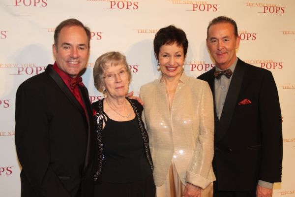 Stephen Flaherty, Mildred Flaherty and Trevor Hardwick Photo