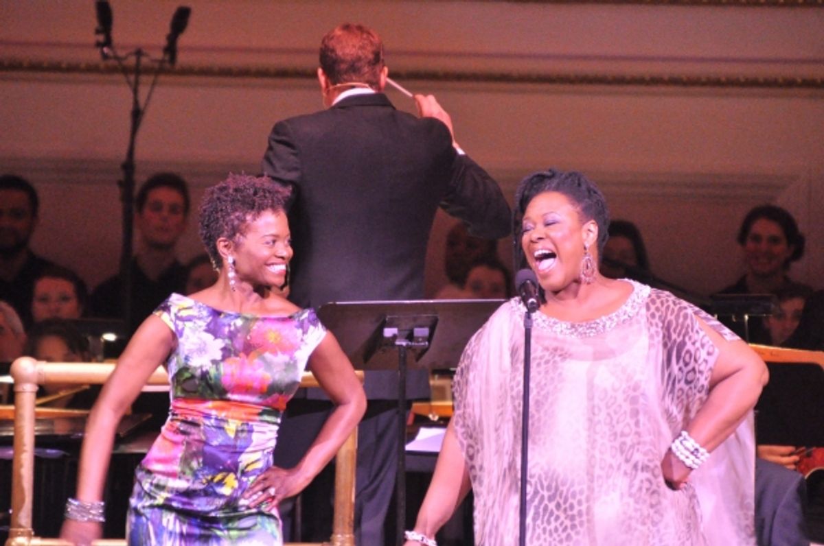 LaChanze and Kecia Lewis-Evans at 