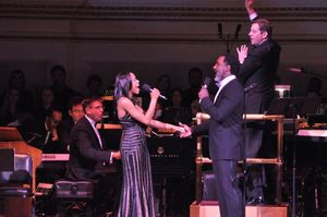 Nikki M. James, Norm Lewis and Stephen Reineke Photo