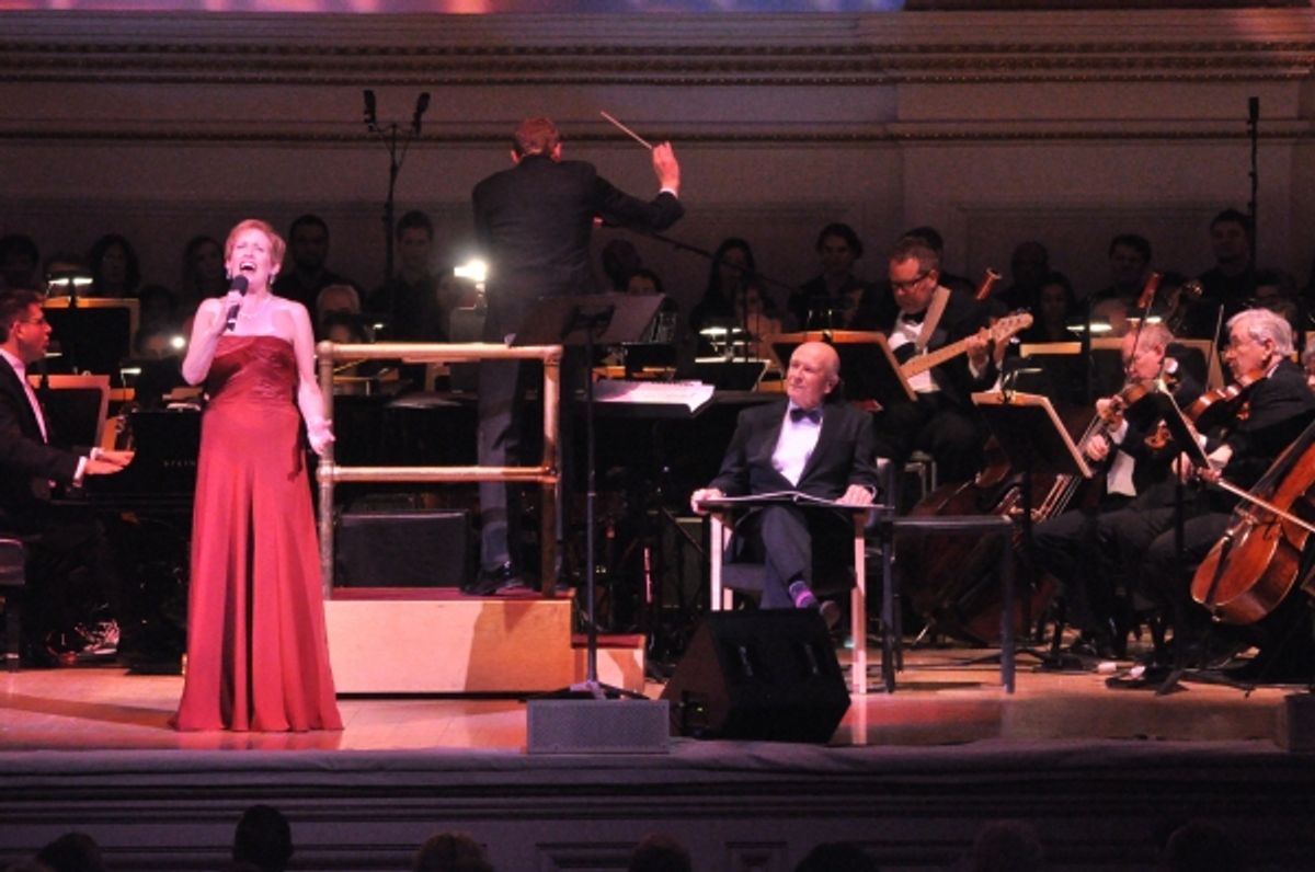 Liz Callaway, Steven Reineke and Terrence McNally at 
