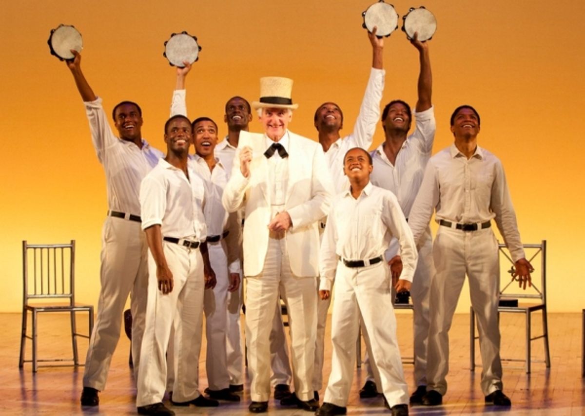 Ron Holgate as The Interlocutor and Cast at 