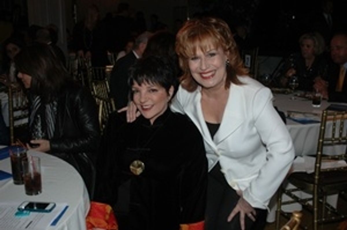 Joy Behar and Liza Minnelli at 