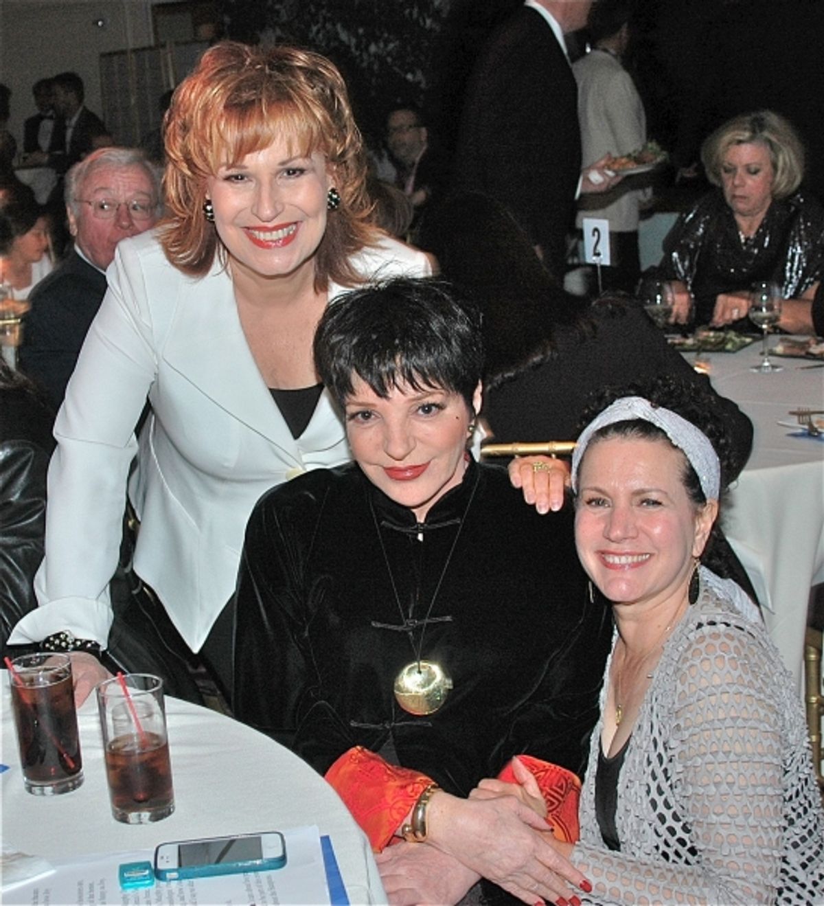 Joy Behar, Liza Mennlli and Susie Essman at 