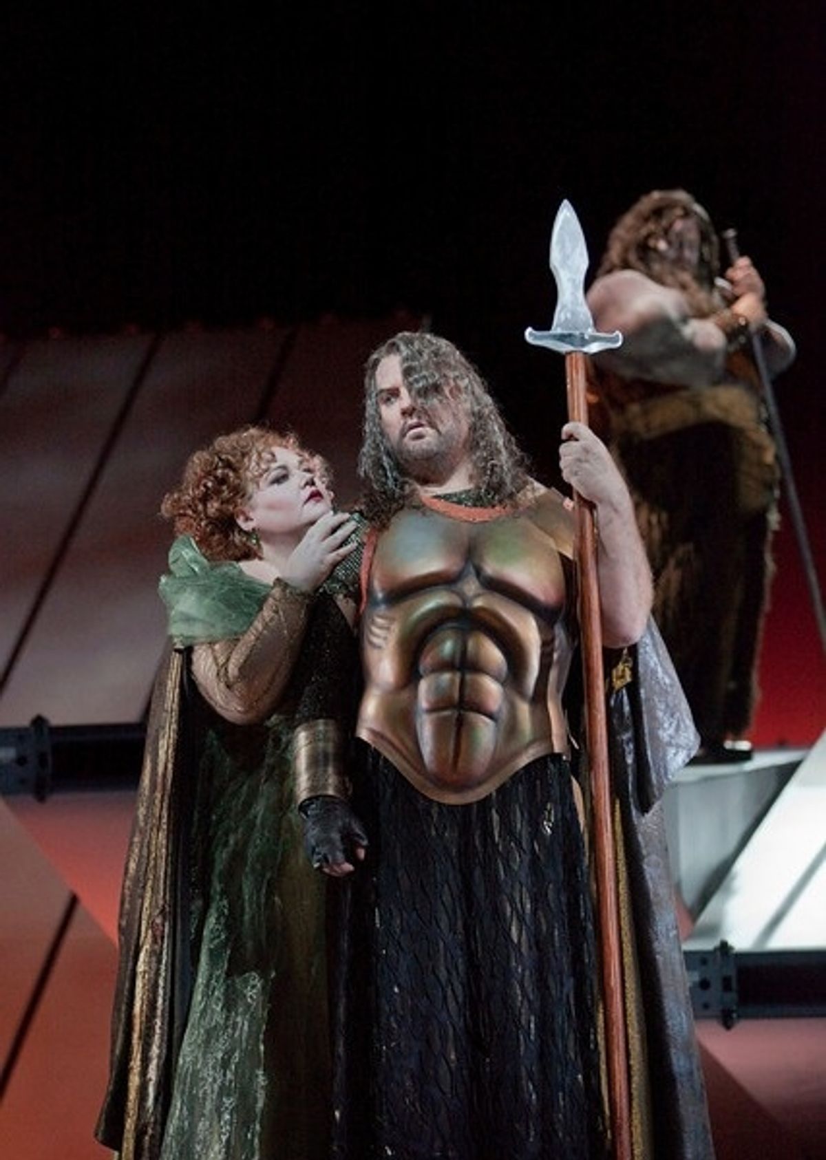 Stephanie Blythe as Fricka and Bryn Terfel as Wotan in Wagner's 'Das Rheingold' at 