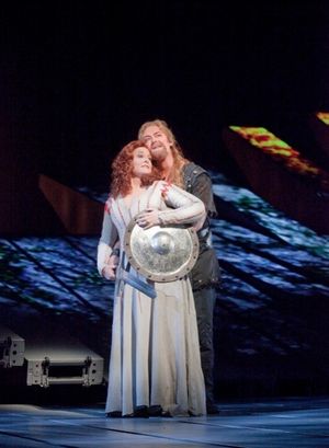 Deborah Voigt as Brunnhilde and Jay Hunter Morris as Siegfried in Wagner's Gotterdammerung @ BroadwayWorld Deborah Voigt as Brunnhilde and Jay Hunter Morris as Siegfried in Wagner's Gotterdamm Photo