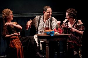 Margie (Lee Stark), Rocky Pioggi (Salvatore Inzerillo), and Pearl (Tara Sissom) Photo