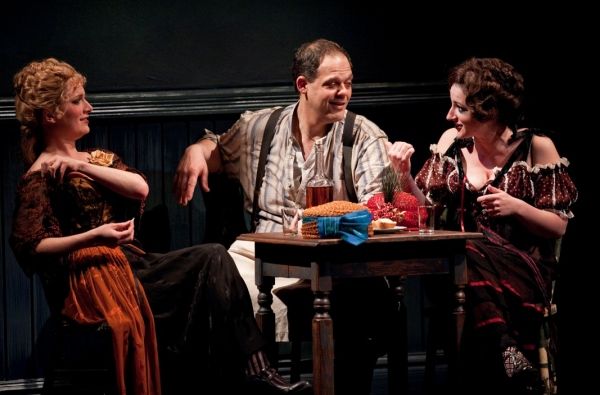 Margie (Lee Stark), Rocky Pioggi (Salvatore Inzerillo), and Pearl (Tara Sissom) Photo