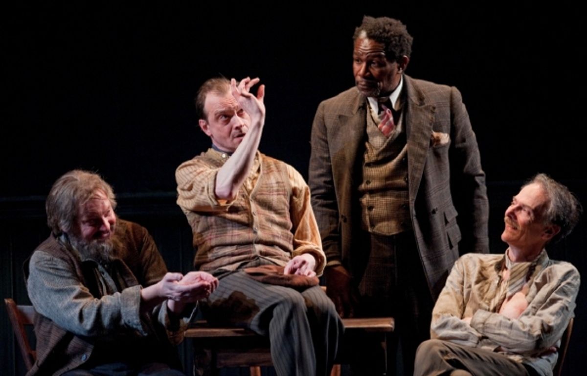 Piet Wetjoen (John Judd), Ed Mosher (Larry Neumann, Jr.), Joe Mott (John Douglas Thompson), and Cecil Lewis (John Reeger) at 