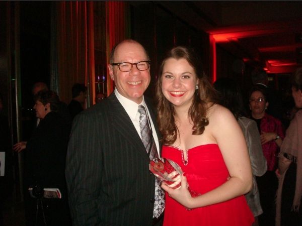 Elizabeth Romero and Director David Schwartz Photo
