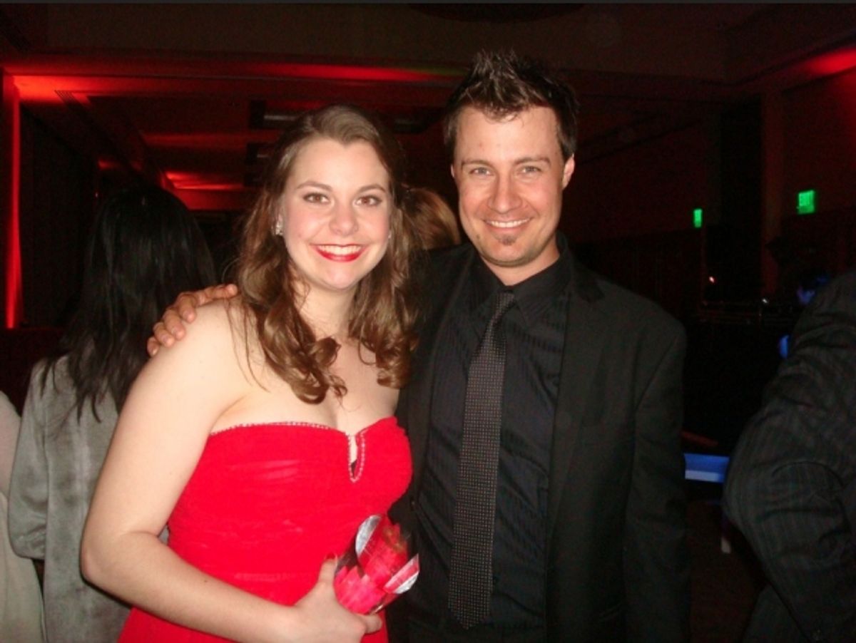 Elizabeth Romero with Musical Director Jamie Tate at 