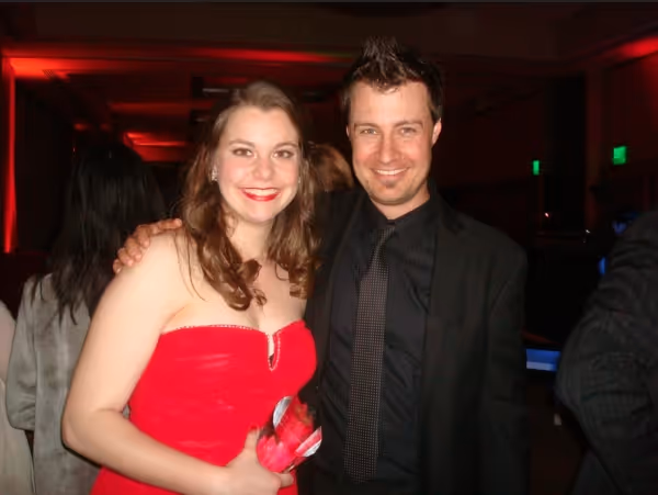 Elizabeth Romero with Musical Director Jamie Tate Photo