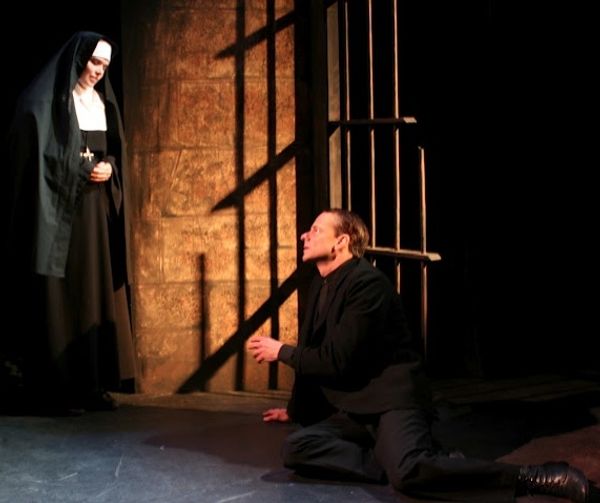 Casandera MJ Lollar (Sister Rita) and Christopher Patrick Mullen Photo