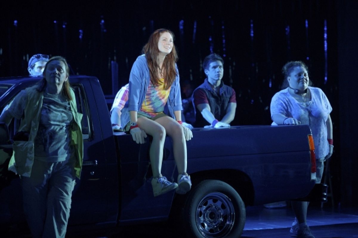 Allison Case and cast at 