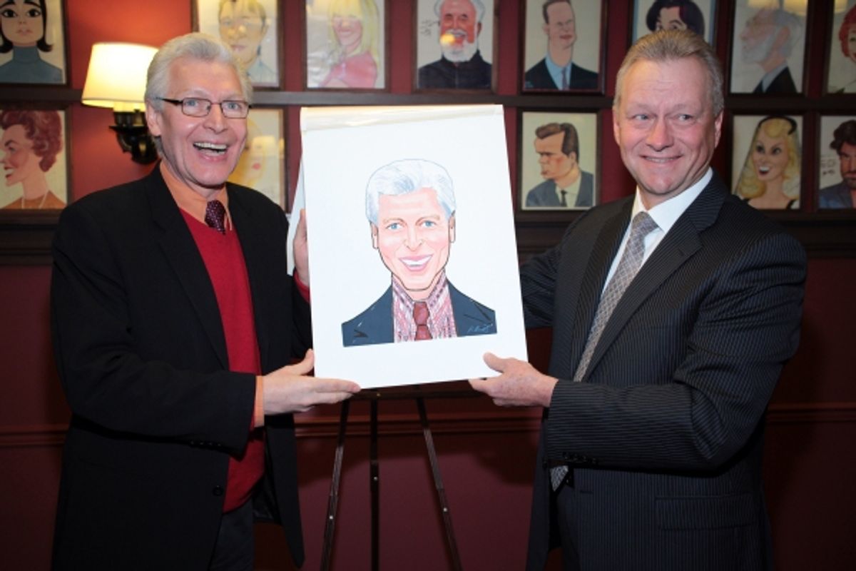 Tony Sheldon at PRISCILLA, QUEEN OF THE DESERT's Tony Sheldon Receives Caricature at Sardi's