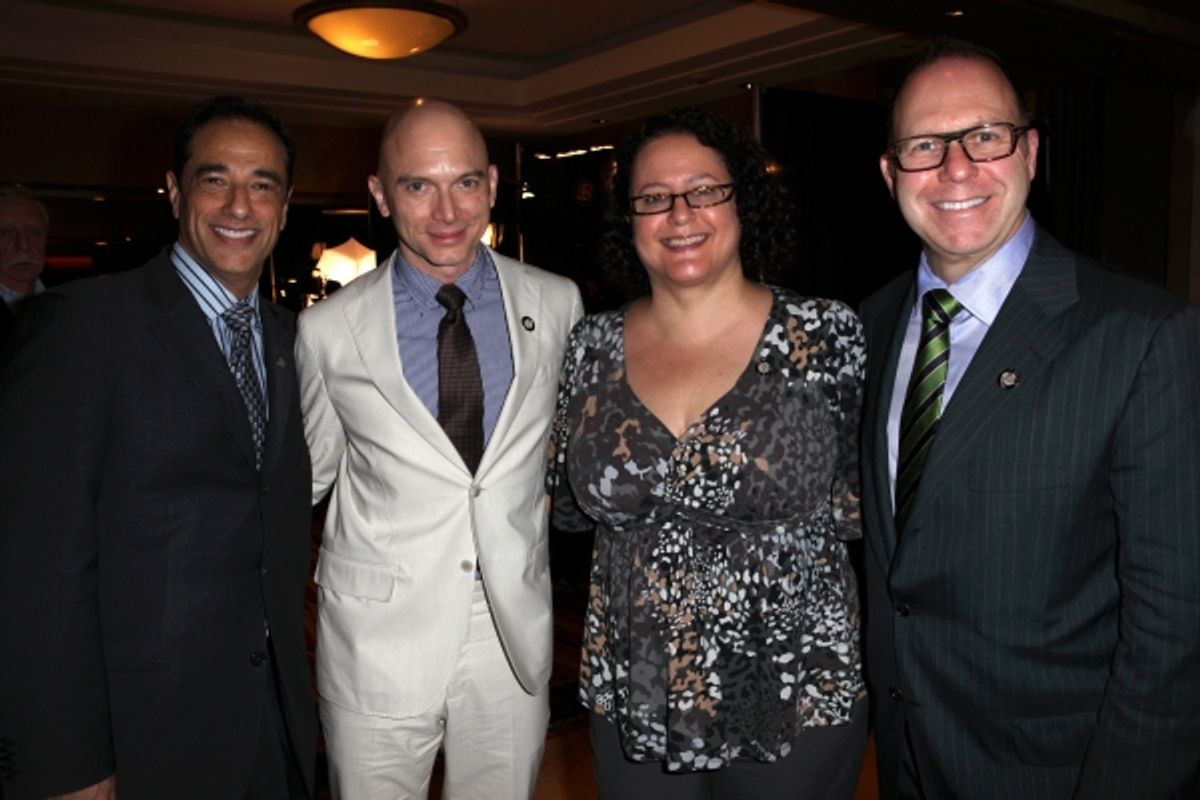 Hal Luftig, Michael Cerveris, Carol Fineman & Scott Sanders  at 