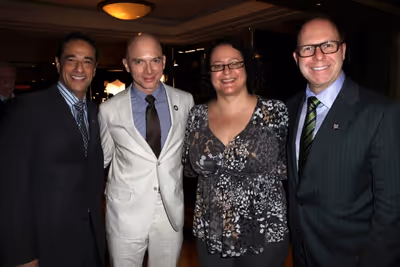 Hal Luftig, Michael Cerveris, Carol Fineman & Scott Sanders  Photo