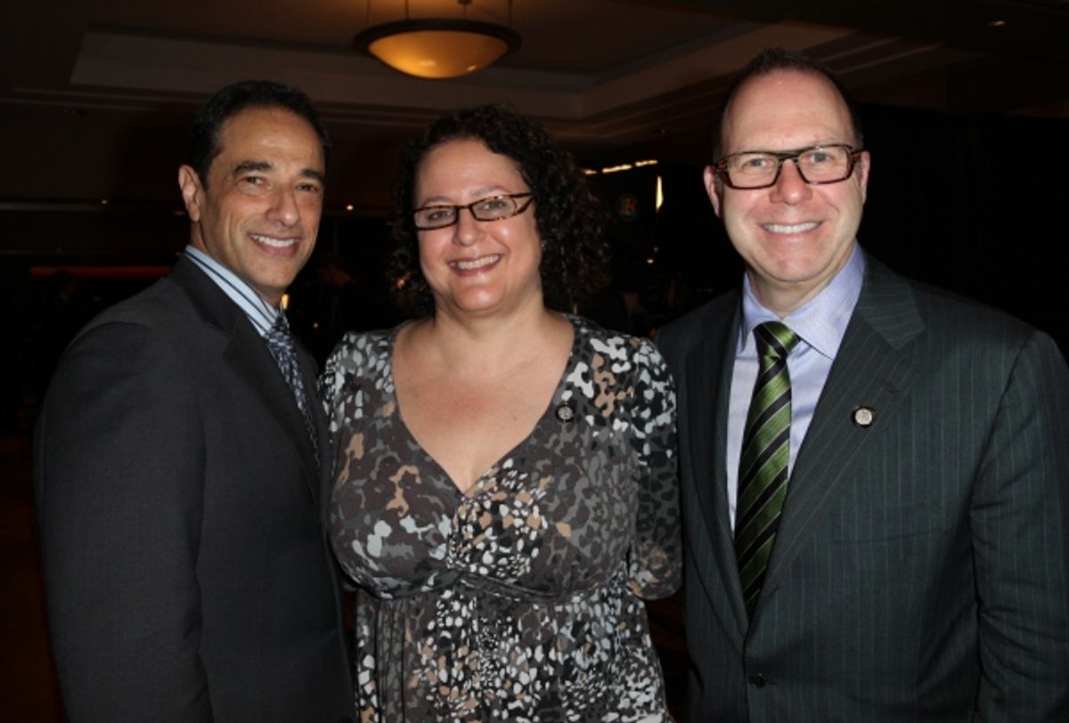 Hal Luftig, Carol Fineman & Scott Sanders
 at 