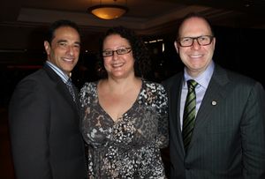 Hal Luftig, Carol Fineman & Scott Sanders
 Photo