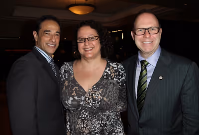 Hal Luftig, Carol Fineman & Scott Sanders
 Photo