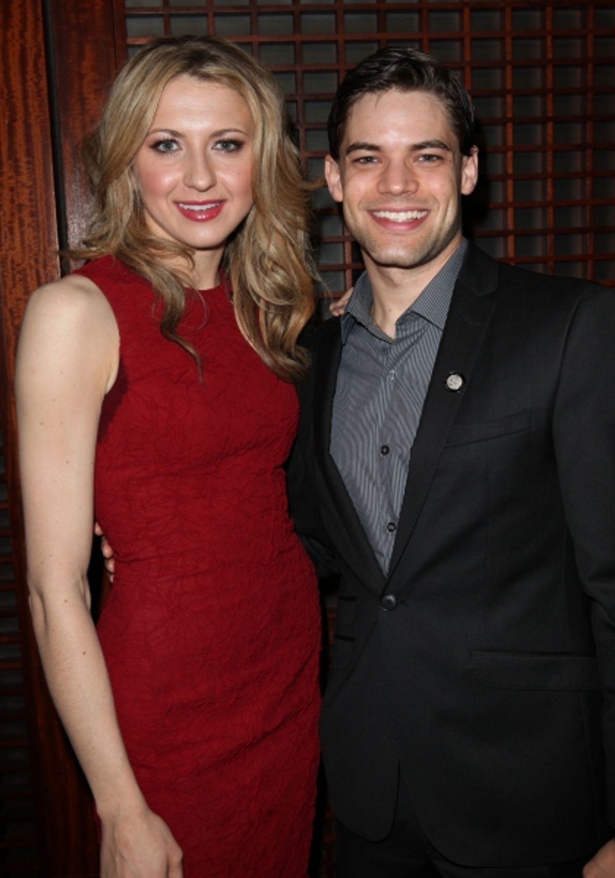 Nina Arianda & Jeremy Jordan at 