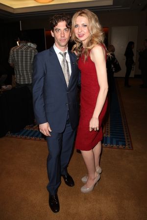Christian Borle & Nina Arianda @ BroadwayWorld Christian Borle & Nina Arianda Photo