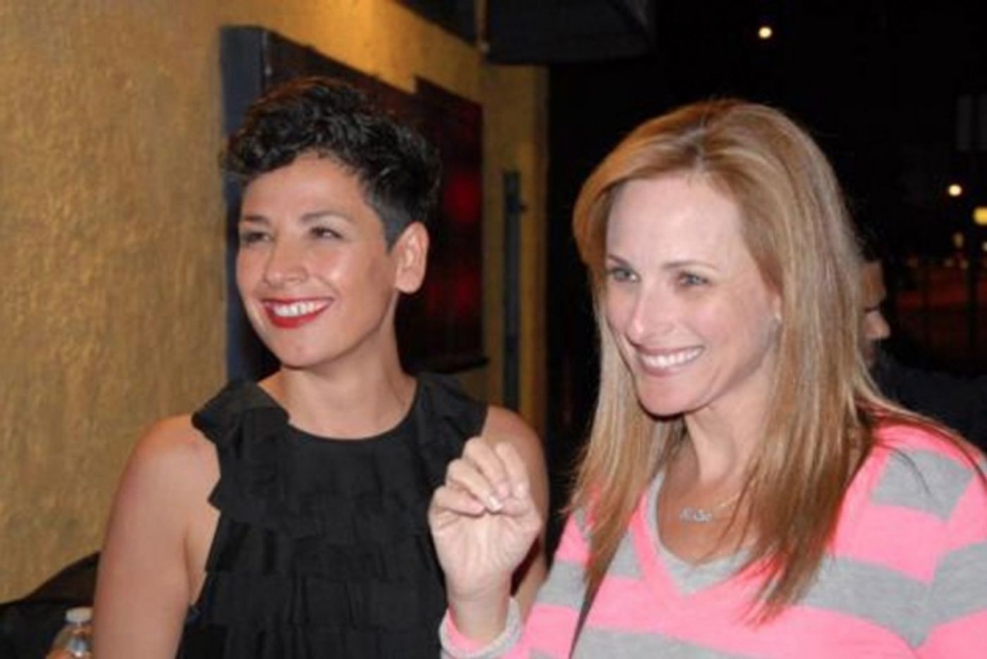 Photo Flash: Marlee Matlin Visits Deaf West and The Fountain's CYRANO Opening Night Photo Flash: Marlee Matlin Visits Deaf West and The Fountain's CYRANO Opening Night Image