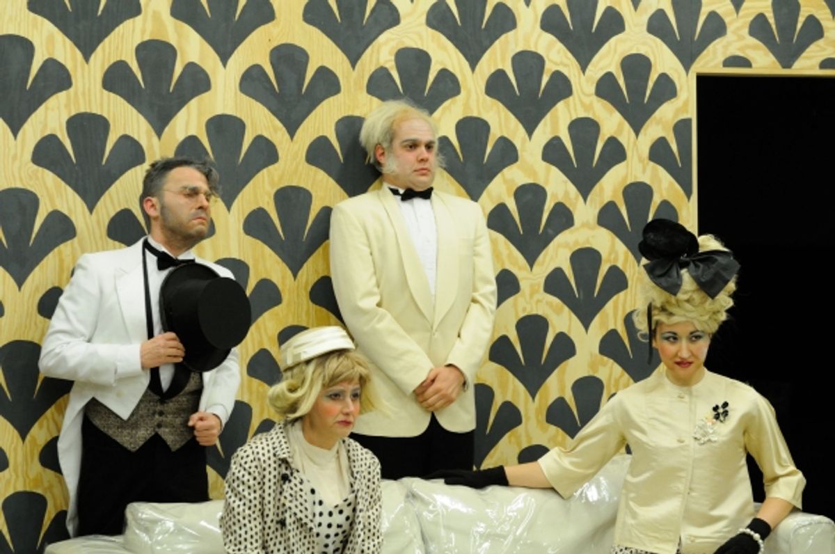 Ricky Oliver, Mary C. Davis, Tommy Dickie,  and Rugh Coughlin at 