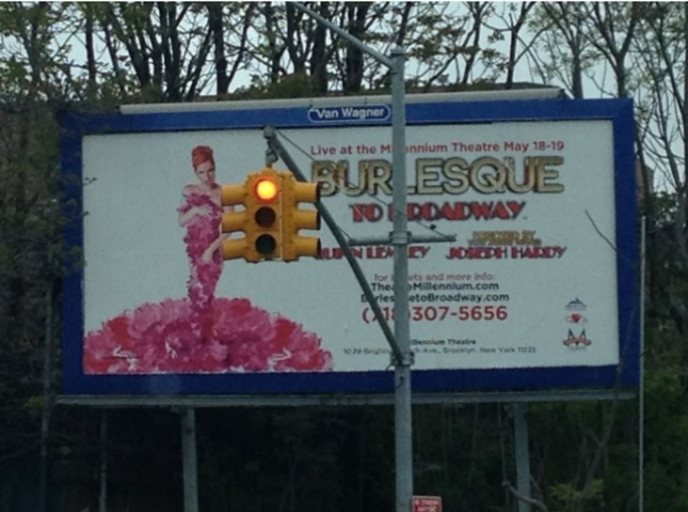 Photo Flash: BURLESQUE TO BROADWAY Billboard  Image
