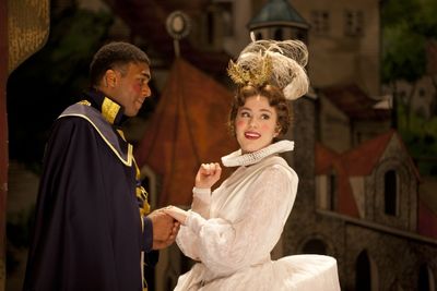 Nik Walker (Cinderellaâ€™s Prince) and Jenny Latimer (Cinderella)
 Photo