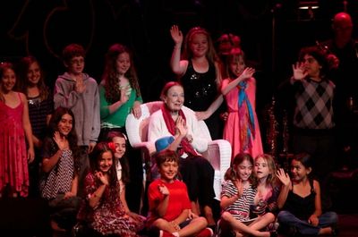 Patrica Morison and Choir Photo
