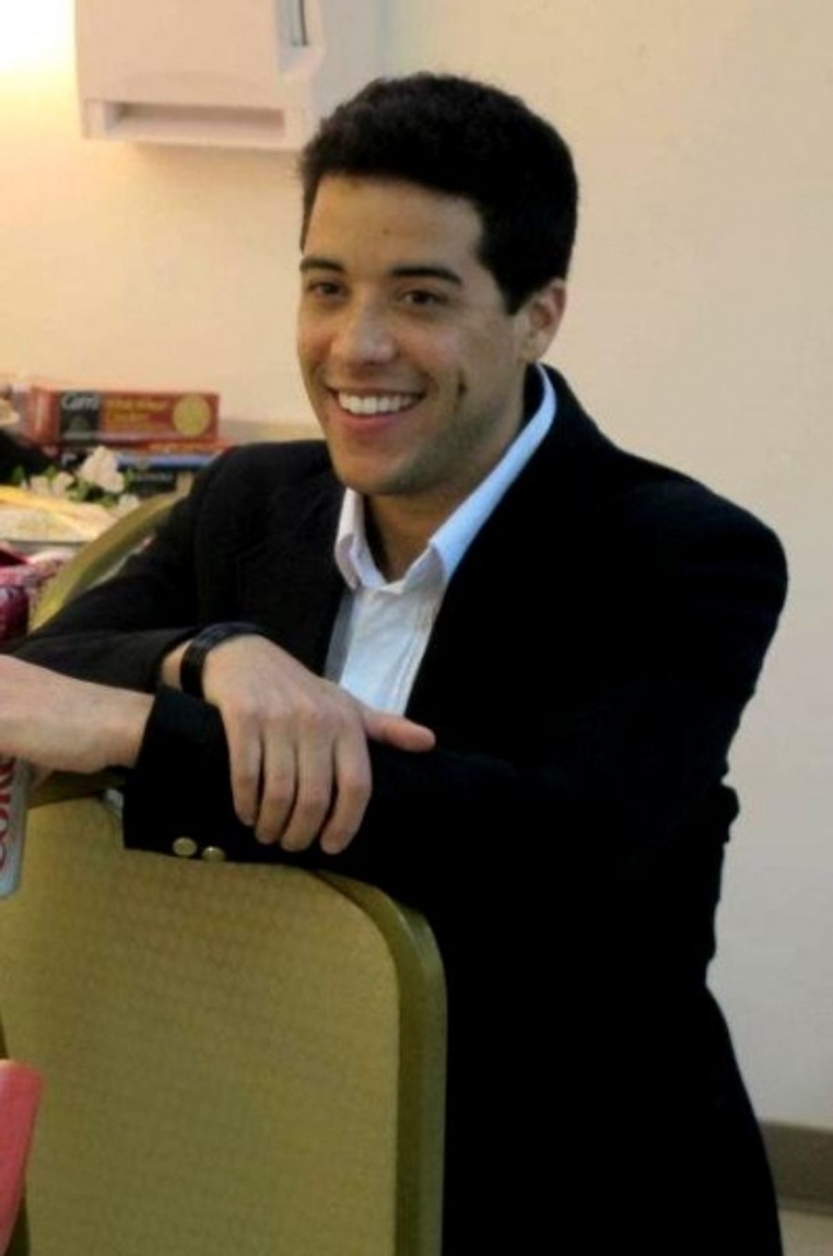 Dan Domenech backstage at 