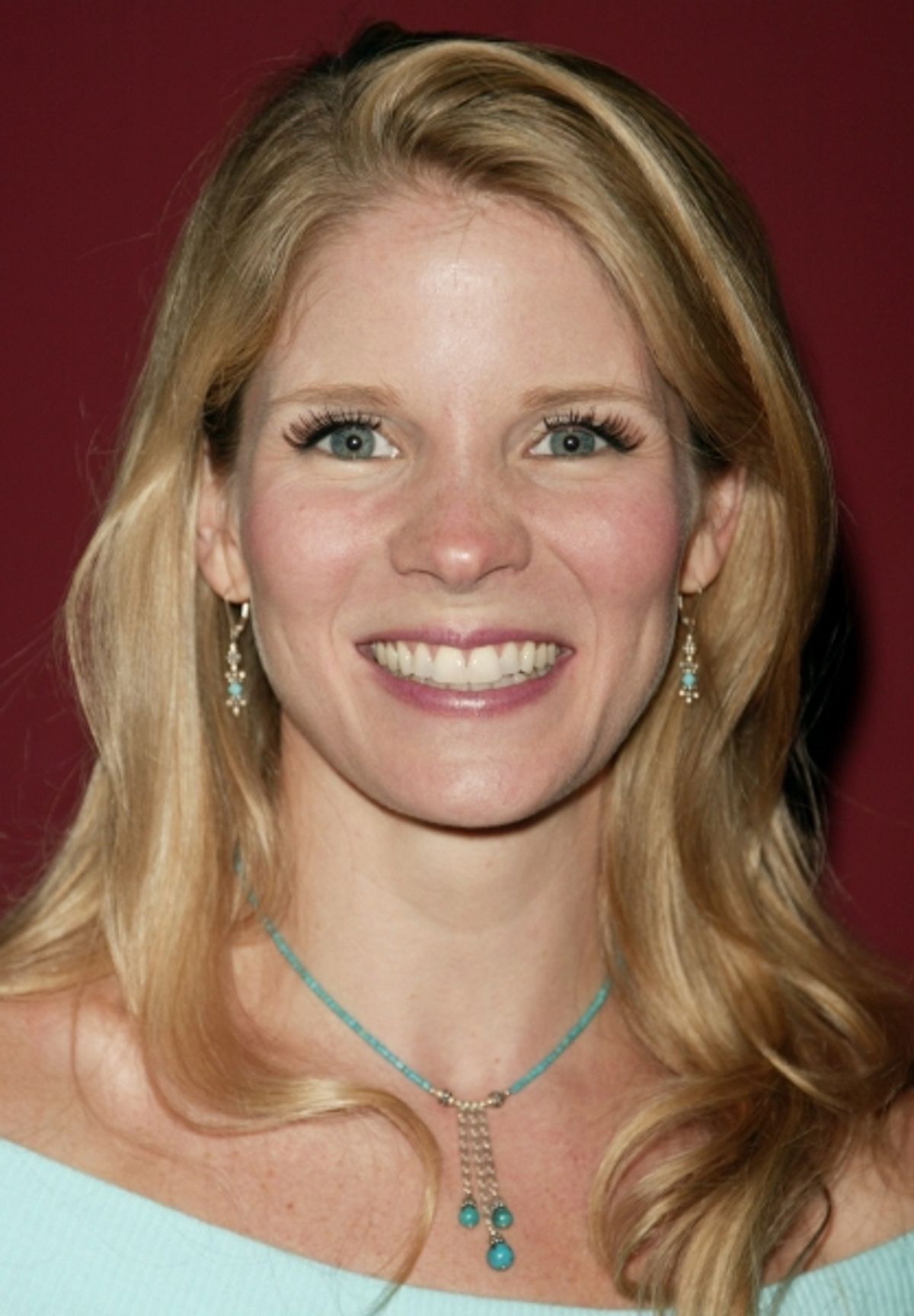 Kelli O'Hara ( THE LIGHT IN THE PIAZZA ) in attendance as Sardi's Restaurant unveils the New Caricature of Tony Award Winner Victoria Clark in New York City. August 24, 2005 at 
