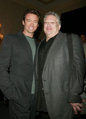 Hugh Jackman and Harvey Fierstein attending the 70th Annual Drama League Awards Luncheon at the Grand Hyatt Hotel in New York City. May 14, 2004 @ BroadwayWorld Hugh Jackman and Harvey Fierstein attending the 70th Annual Drama League Awards Lunch Photo