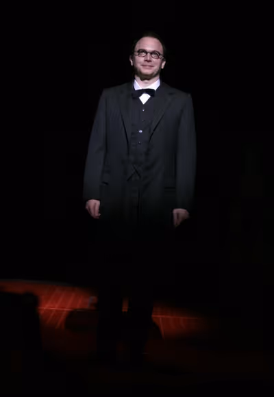 Michael Cerveris pictured at the Opening Night Performance Curtain Call for  LOVEMUSI Photo